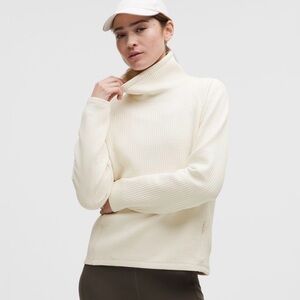 Lululemon Waffle Knit Funnel Neck Long Sleeve Size 8